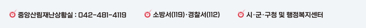산불 관련 신고