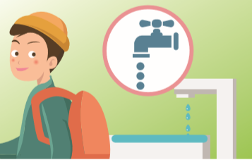 차량 운행 시에는 저속 운행하고 안전거리를 확보합니다.